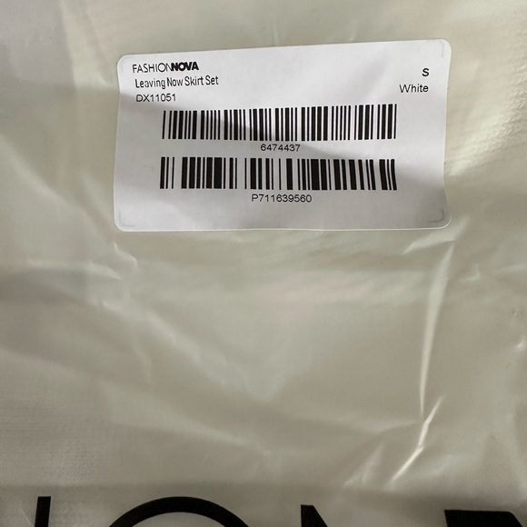 Fashion Nova White Leaving Now Maxi Sweater Skirt Set - Picture 14 of 15